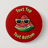 Schaltfläche für den Cartoon Watermelon Button (Vorderseite)