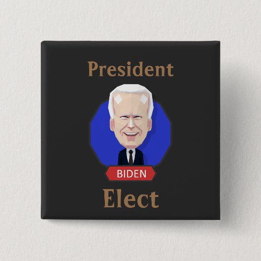 Schaltfläche für den designierten Präsidenten Button (Vorderseite)