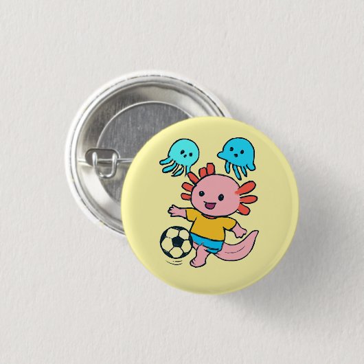 Schaltfläche für den Fußball-Spieler Button (Vorne & Hinten)