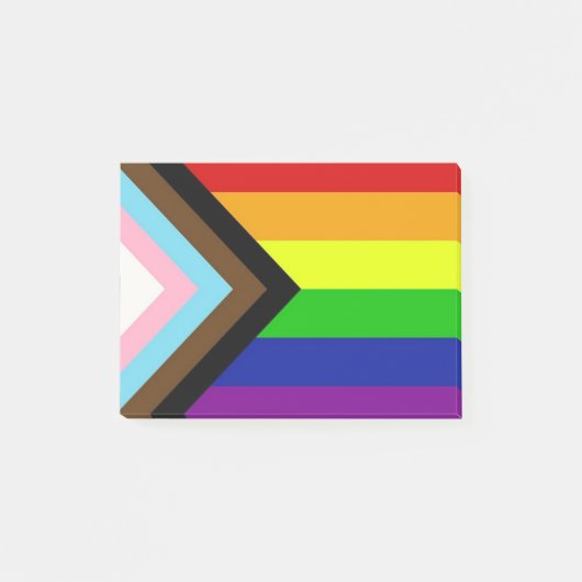 Schaltfläche für den LGBTQ+-Status Post-it Klebezettel (Vorderseite)