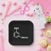 Schaltfläche für den metaphysischen Spaß Pappteller (Party)