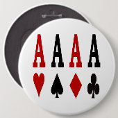 Schaltfläche für den Poker 4 Asse Button (Vorne & Hinten)