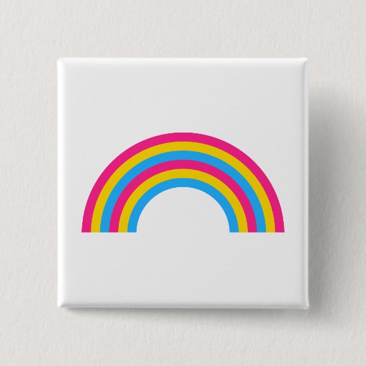 Schaltfläche für den Regenbogen-Stolz Pansexualitä Button (Vorderseite)