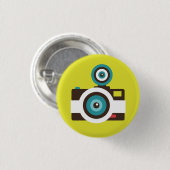 Schaltfläche für den Retro-Sofortkamera (weiß / br Button (Vorne & Hinten)