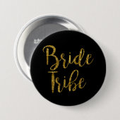 Schaltfläche für den Stamm der Black & Gold Script Button (Vorne & Hinten)