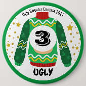 Schaltfläche für den Ugy Sweater Contest Button (Vorderseite)