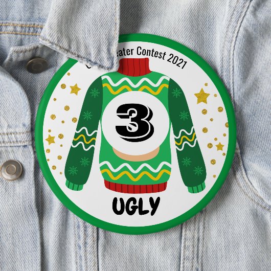 Schaltfläche für den Ugy Sweater Contest Button (Beispiel)