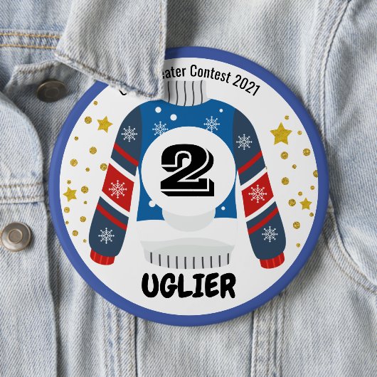 Schaltfläche für den Ugy Sweater Contest Button (Beispiel)