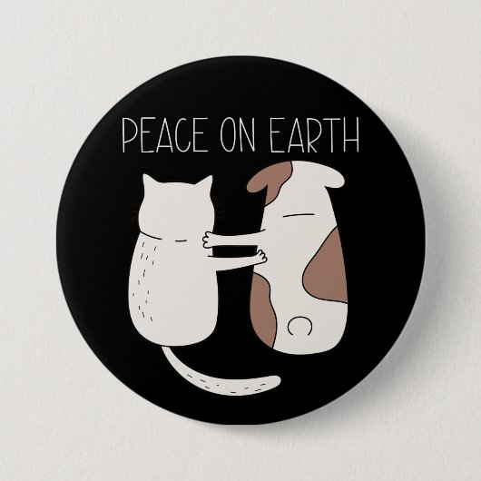 Schaltfläche für den Weltfrieden der Katze Button (Vorderseite)