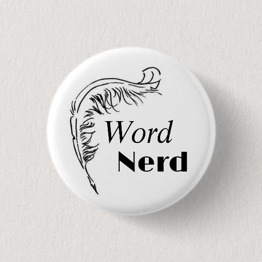 Schaltfläche für den Word-Nerd für Autoren und Les Button (Vorderseite)