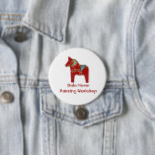 Schaltfläche für den Workshop "Dala Horse Painting Button (Beispiel)