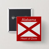 Schaltfläche für die Alabaman-Flagge Button (Vorne & Hinten)