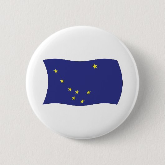 Schaltfläche für die Alaska-Flagge Button (Vorderseite)
