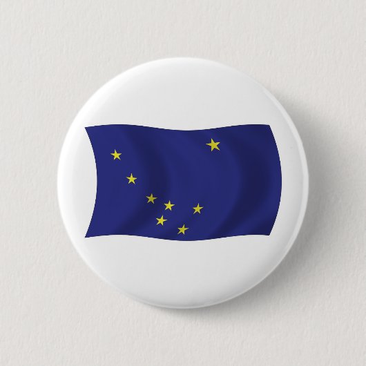 Schaltfläche für die Alaska-Flagge Button (Vorderseite)