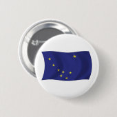 Schaltfläche für die Alaska-Flagge Button (Vorne & Hinten)