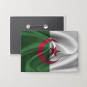 Schaltfläche für die algerische Flagge Button (Vorderseite/Rückseite)