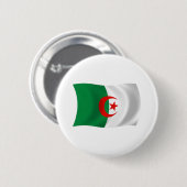 Schaltfläche für die algerische Flagge Button (Vorne & Hinten)
