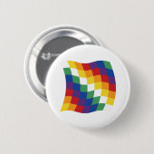 Schaltfläche für die Aymara-Flagge Button (Vorne & Hinten)
