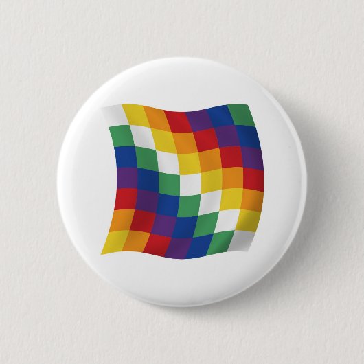 Schaltfläche für die Aymara-Flagge Button (Vorderseite)