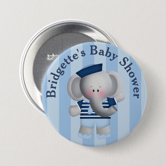 Schaltfläche für die Babydusche des Seglers Button (Vorne & Hinten)