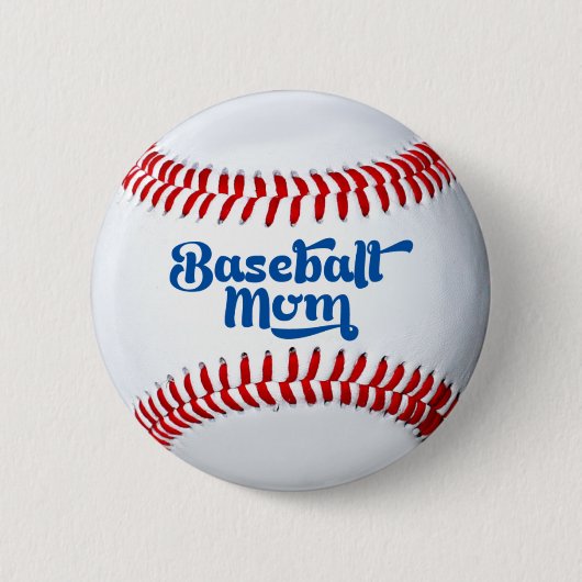 Schaltfläche für die Baseball-Mama Button (Vorderseite)