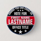 Schaltfläche für die benutzerdefinierte Kampagne Button (Vorderseite)