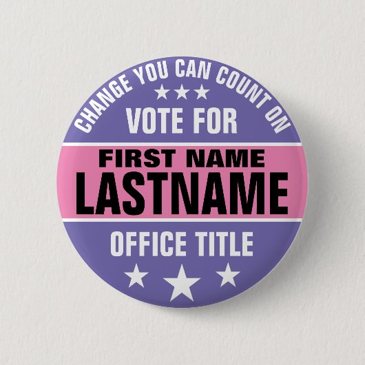 Schaltfläche für die benutzerdefinierte Kampagne Button (Vorderseite)