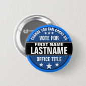 Schaltfläche für die benutzerdefinierte Kampagne Button (Vorne & Hinten)