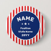 Schaltfläche für die benutzerdefinierte Textkampag Button (Vorderseite)