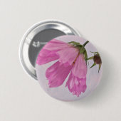 Schaltfläche für die Blume in Rosa Button (Vorne & Hinten)