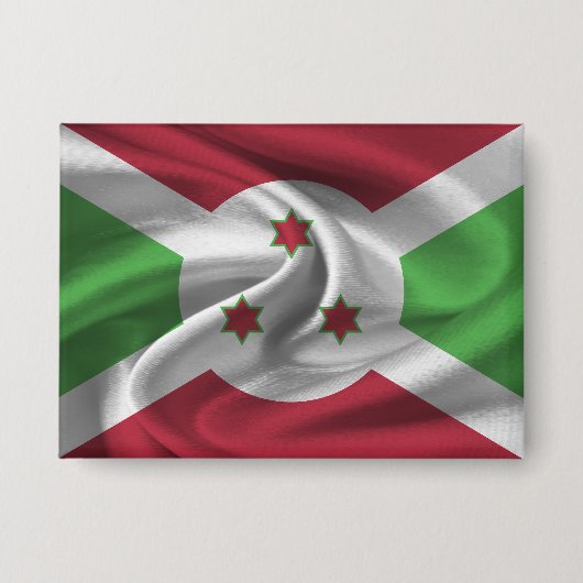 Schaltfläche für die Burundi-Flagge Button (Vorderseite)