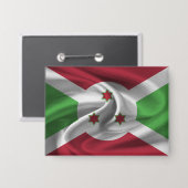 Schaltfläche für die Burundi-Flagge Button (Vorderseite/Rückseite)