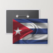 Schaltfläche für die Cuba-Flagge Button (Vorderseite/Rückseite)
