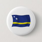Schaltfläche für die Curacao-Flagge Button (Vorderseite)