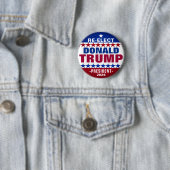 Schaltfläche für die erneute Wahl von DONALD TRUMP Button (Beispiel)
