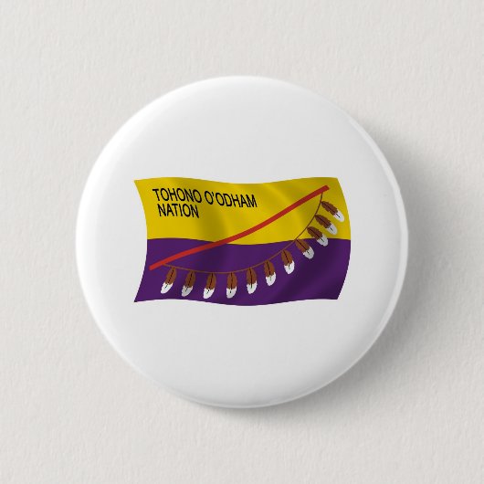 Schaltfläche für die Fahne Tohono O'odham Nation Button (Vorderseite)