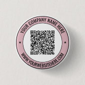 Schaltfläche für die Farbwerbung der QR-Code-Websi Button (Vorderseite)