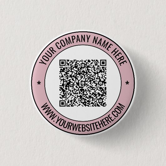 Schaltfläche für die Farbwerbung der QR-Code-Websi Button (Vorderseite)