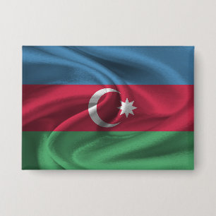 Schaltfläche für die Flagge Aserbaidschans Button