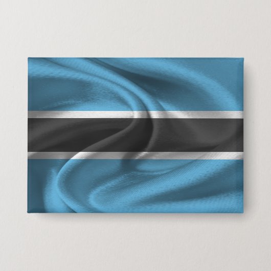 Schaltfläche für die Flagge Botswanas Button (Vorderseite)