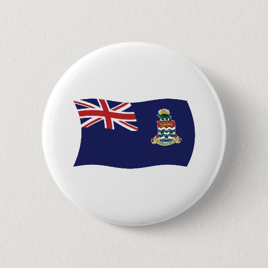 Schaltfläche für die Flagge der Kaimaninseln Button (Vorderseite)