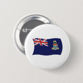 Schaltfläche für die Flagge der Kaimaninseln Button (Vorne & Hinten)