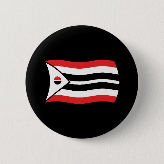 Schaltfläche für die Flagge des Arapaho-Stammes Button (Vorderseite)