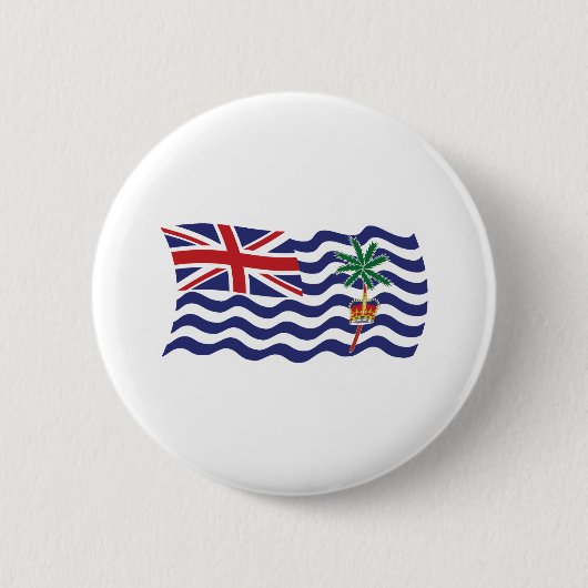 Schaltfläche für die Flagge des Britischen Indisch Button (Vorderseite)