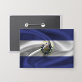 Schaltfläche für die Flagge El Salvador Button (Vorderseite/Rückseite)