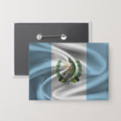Schaltfläche für die Flagge Guatemalas Button (Vorderseite/Rückseite)