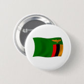 Schaltfläche für die Flagge in Sambia Button (Vorne & Hinten)