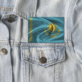 Schaltfläche für die Flagge Kasachstans Button (Insitu)