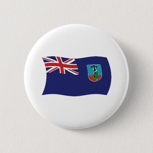 Schaltfläche für die Flagge Montserrat Button (Vorderseite)