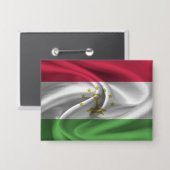 Schaltfläche für die Flagge Tadschikistans Button (Vorderseite/Rückseite)